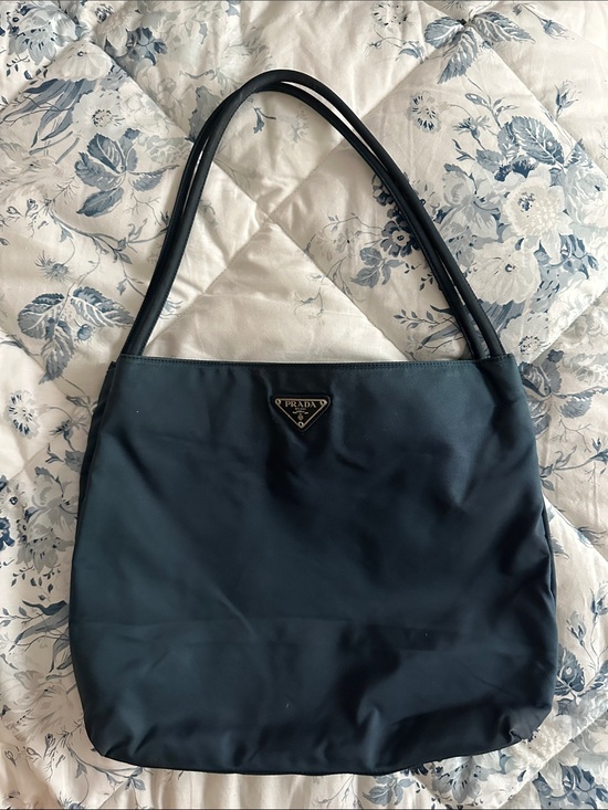Prada Handbags - Prada Tessuto Nylon Flat Navy  Messenger Bag